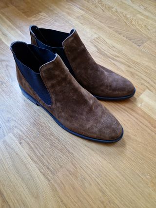 Zapatos de ante Alpe marrones