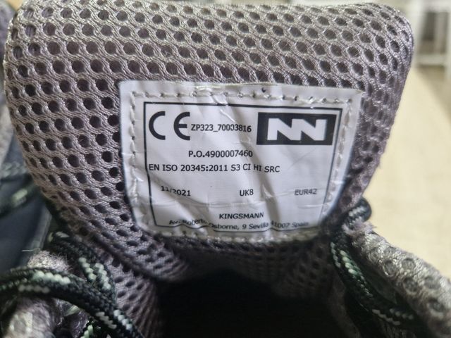 Zapatos de trabajo KINGSMANN punta de acero