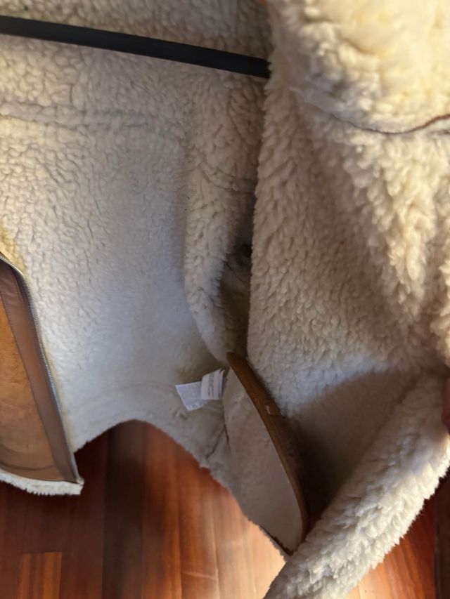 Cazadora borrego marrón