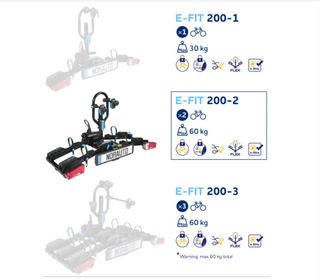 Alquiler Portabicis Bola E-Fit 200