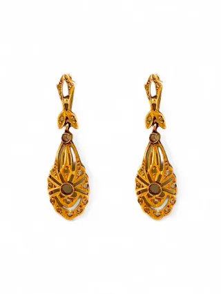 PENDIENTES VINTAGE 18K