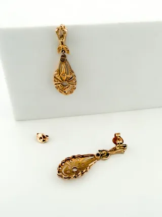 PENDIENTES VINTAGE 18K