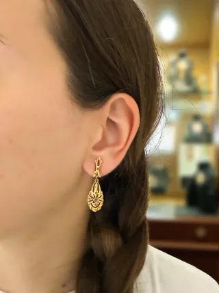 PENDIENTES VINTAGE 18K