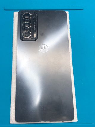 Coperchio posteriore + obiettivo della fotocamera Motorola Edge 20 Silver