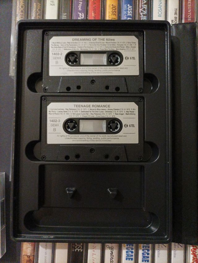 Lote 58 Cintas Cassette Originales Variados