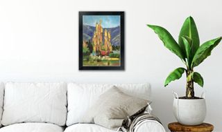 Cuadro al óleo de Otoño