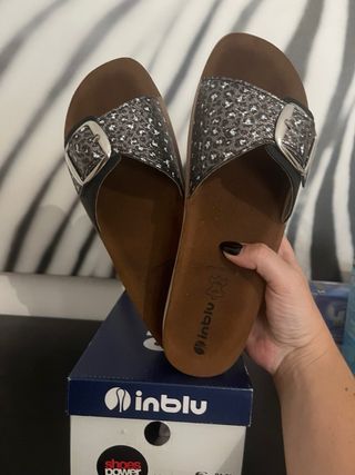 Ciabatte Inblu leopardate Tg 39