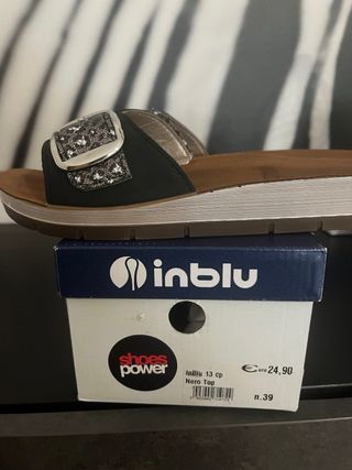 Ciabatte Inblu leopardate Tg 39