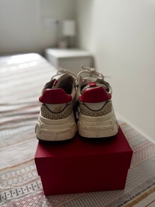Zapatillas Carolina Herrera Mujer Beige/Blanco