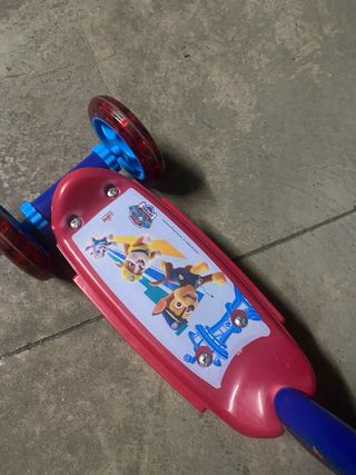 Patinete Patrulla Canina 3 Ruedas