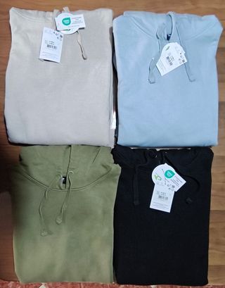 Pack 4 sudaderas hombre con capucha marca Sprinter