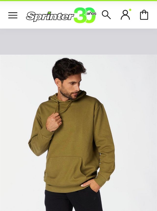 Pack 4 sudaderas hombre con capucha marca Sprinter