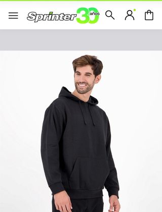 Pack 4 sudaderas hombre con capucha marca Sprinter