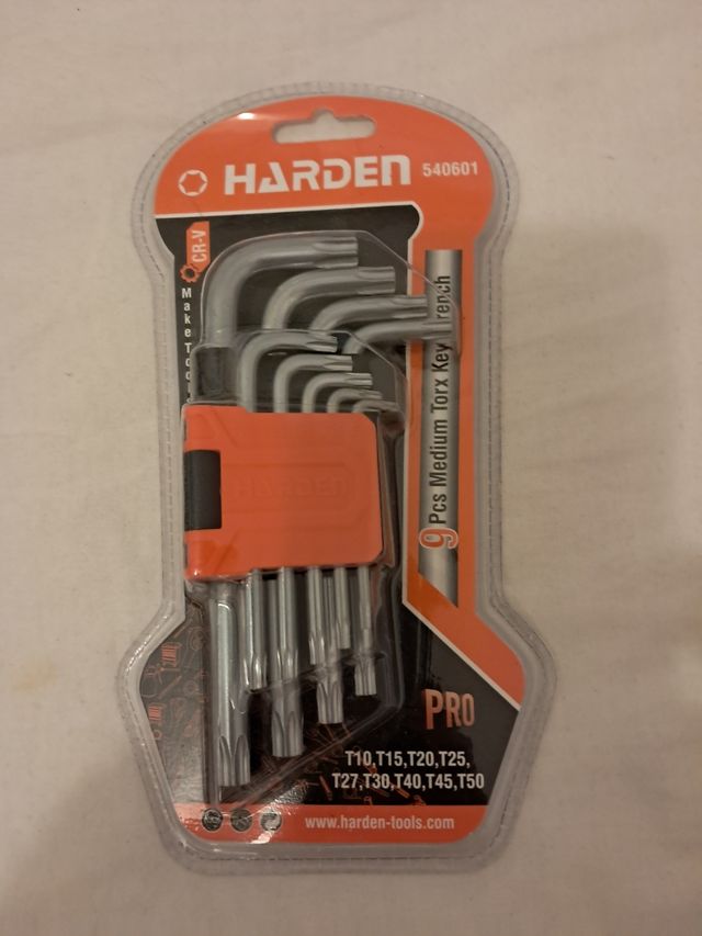Juego Llaves Torx Harden 9 Piezas