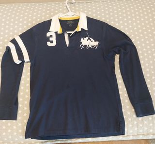 Polo Ralph Lauren chico azul talla  16 años