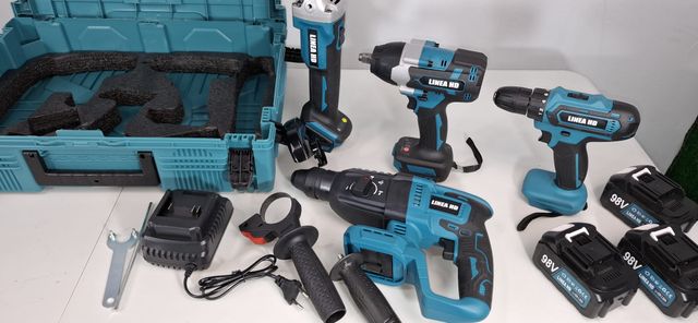 Set 4 Herramientas Batería 98V