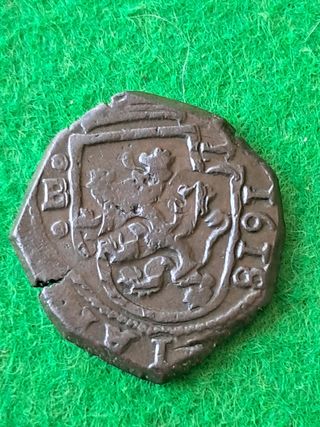 RARO!!! Felipe III 1618 9 Maravedís VIII 