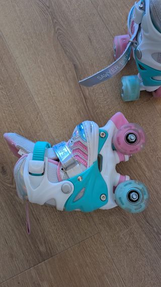 Patines Sawyer Bikes LED - Talla 23-26. Ajustables