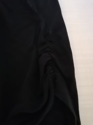 Camiseta Violeta Mango Negra