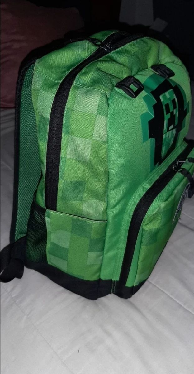 Mochila Minecraft Creeper
