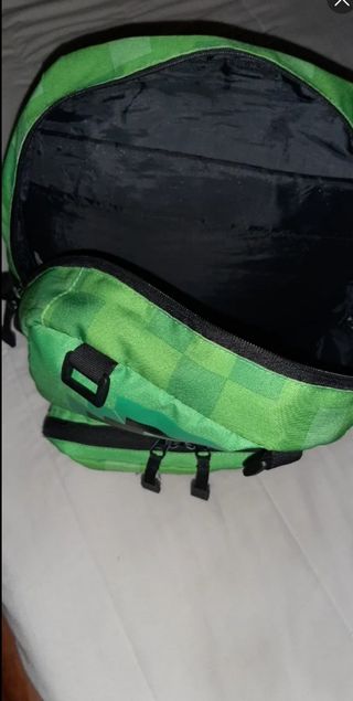 Mochila Minecraft Creeper