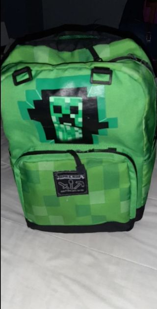 Mochila Minecraft Creeper