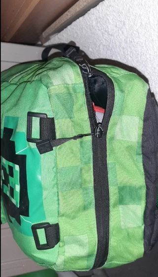 Mochila Minecraft Creeper