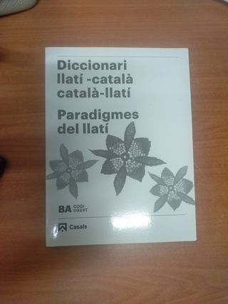 Diccionario llati-catala 
Català-llatí
