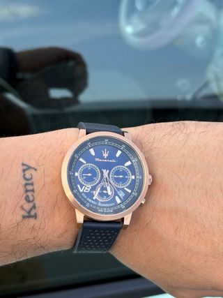 Reloj Maserati Eco Solar Azul/Dorado