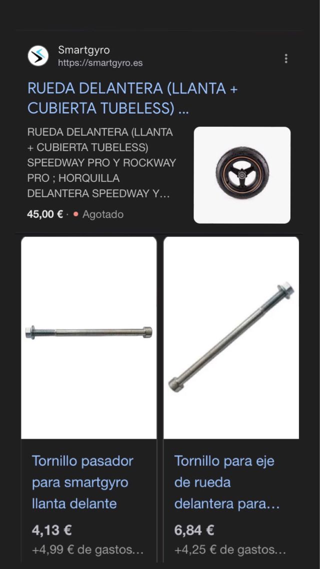 Llanta Con Rueda SmartGyro NUEVA