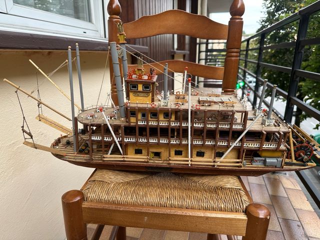 Réplica Barco de Vapor Misisipi