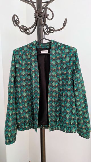 Bomber Cache Cache verde y dorado