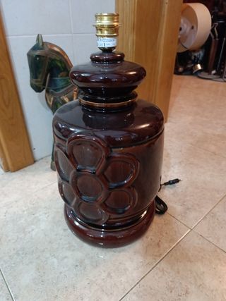 Lámpara cerámica grande vintage alemana