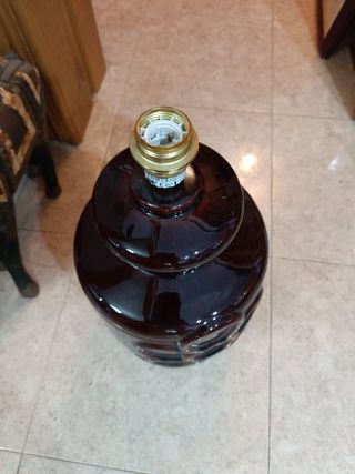 Lámpara cerámica grande vintage alemana
