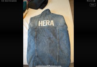 Cazadora vaquera oversize azul