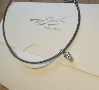 Collar Plata Perla Flor