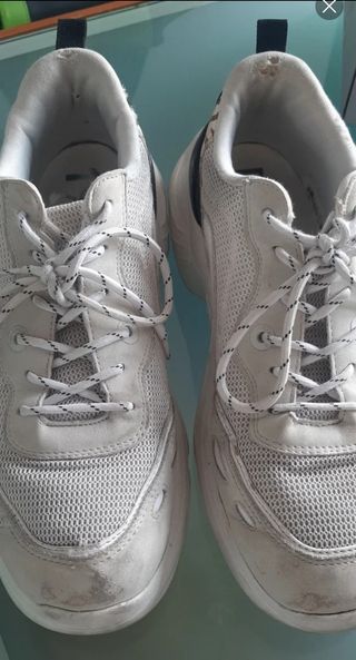 Playeras blancas y multicolor talla 40