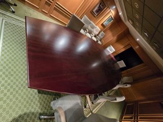 Mesa de despacho de madera Sapelly