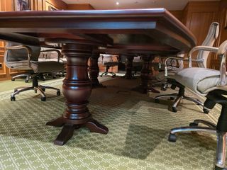 Mesa de despacho de madera Sapelly