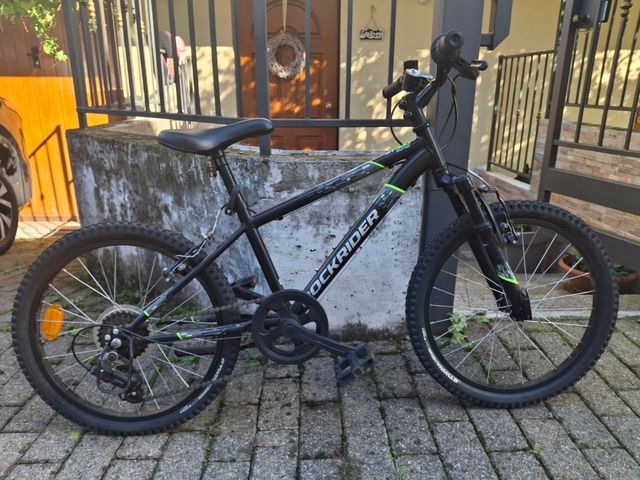 Bicicletta Rockrider nera 20 pollici