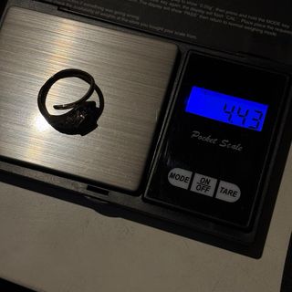 Anillo de oro 18kt y plata con diamantes