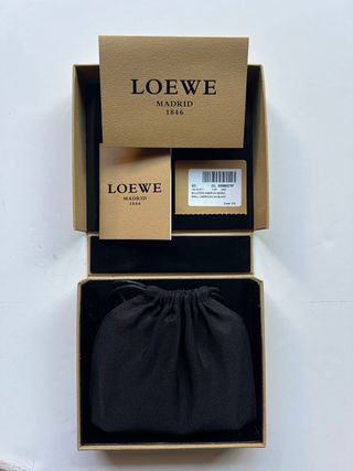 Cartera Loewe (tarjetas y billetes) Negra Hombre