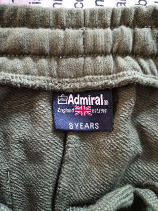 Pantaloni tuta bimbo Admiral 8 anni