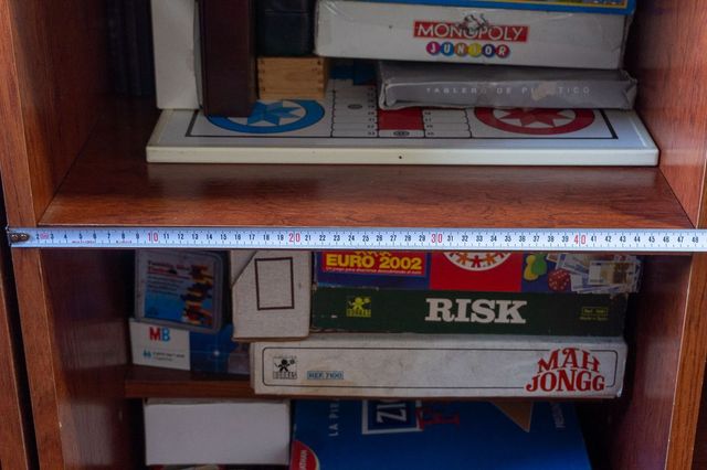 Mueble separador de ambientes, útil por ambos lado