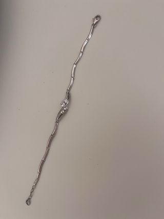Pulsera de plata ley con circonitas