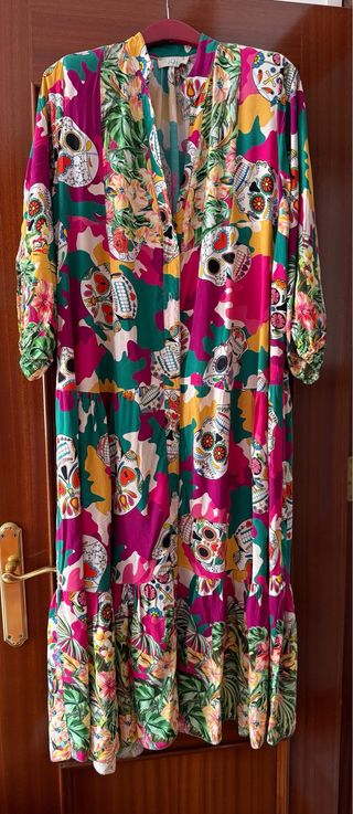 2 Vestidos Talla 50/20 Estampado Calaveras