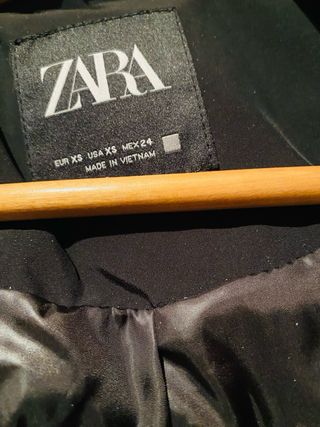 Plumas Zara Largo Negro