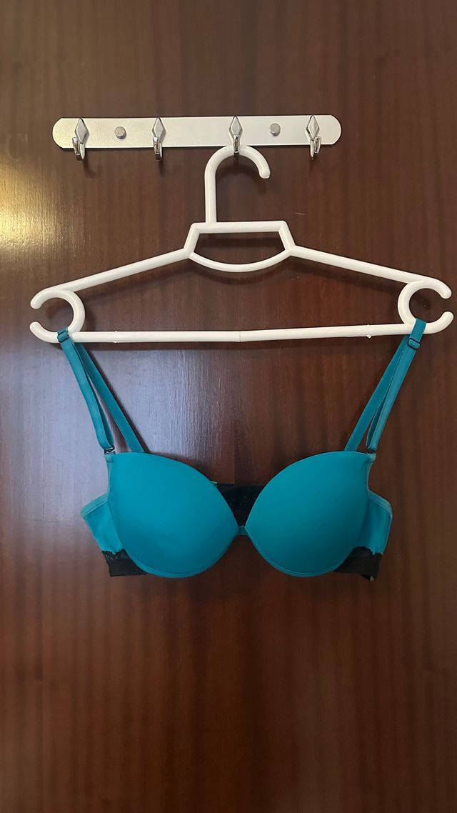 Sostén Teal y Negro