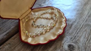 Collana vintage di cristallo anni '60