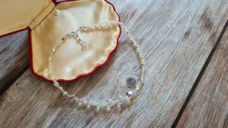 Collana vintage di cristallo anni '60